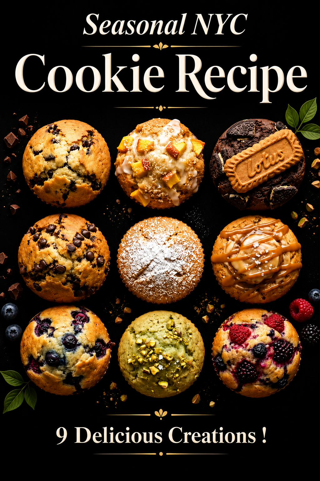 The Chef's Seasonal NYC Cookie Collection (9 flavors)